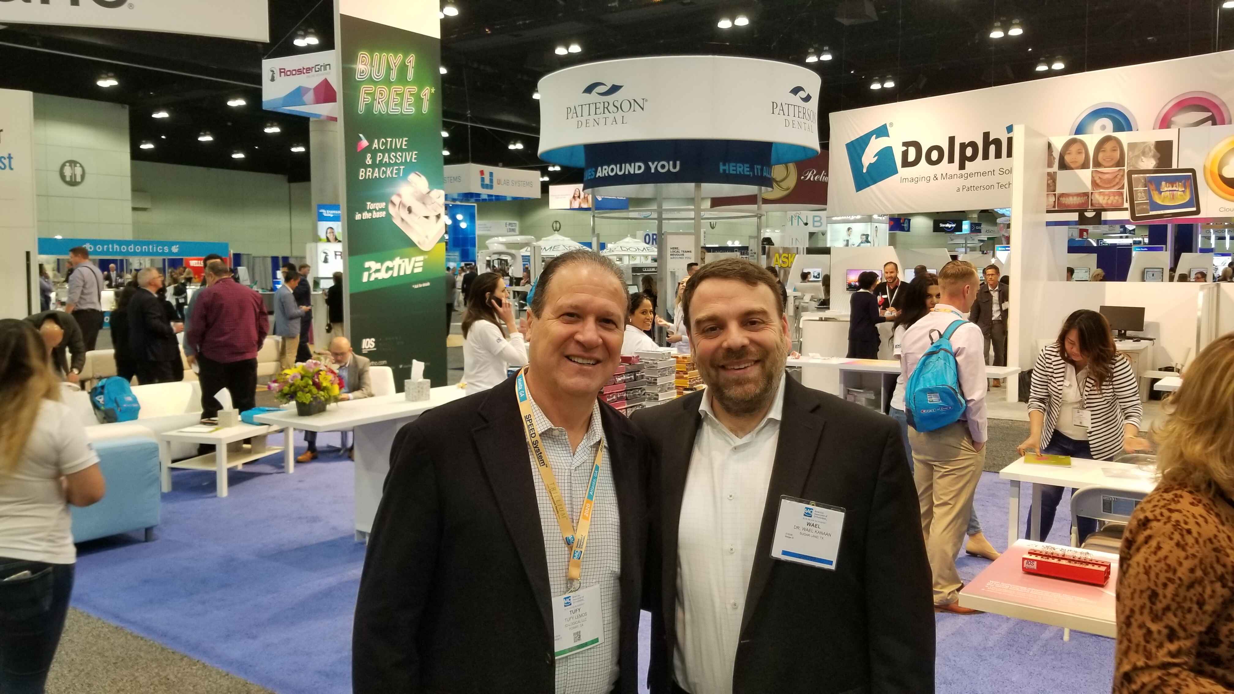 Dr. Kanaan with his friend from Brazil. AAO 2019 Los Angeles