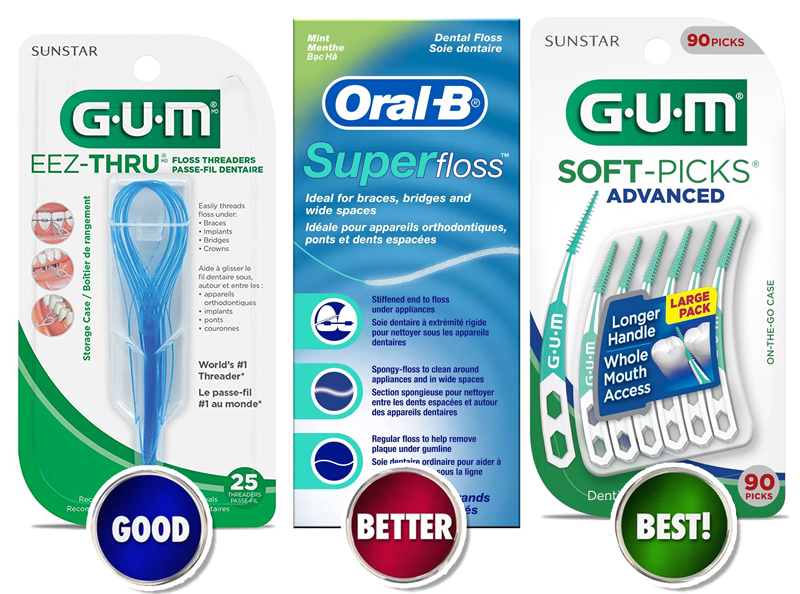 How to floss a permanent retainer