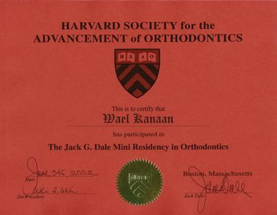 Harvard Orthodontic Degree